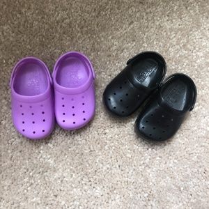👐18" doll 2 pairs crocs